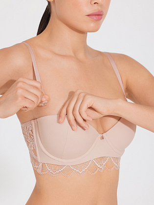 Бюстгальтер балконет